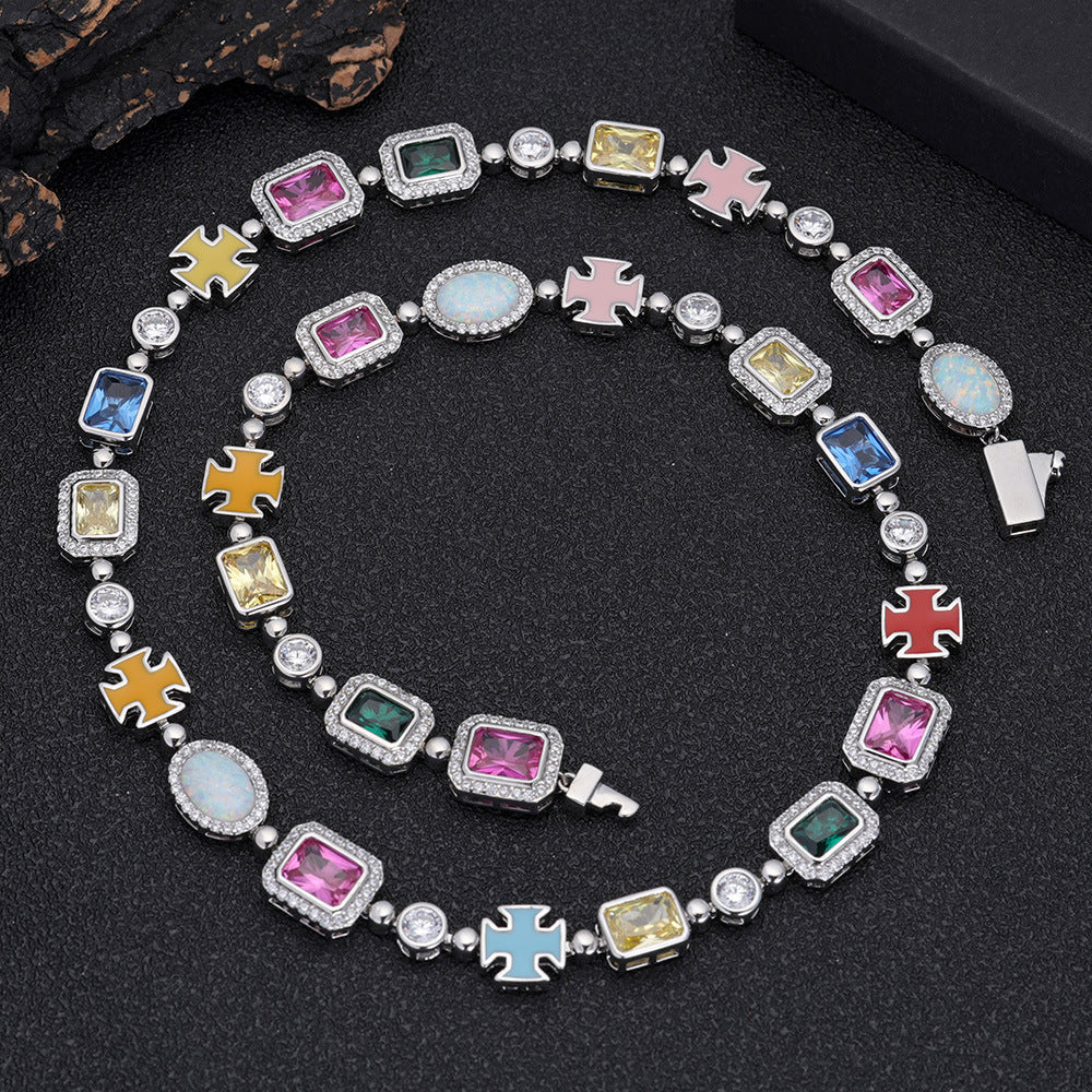 Rainbow Gemstone Necklace