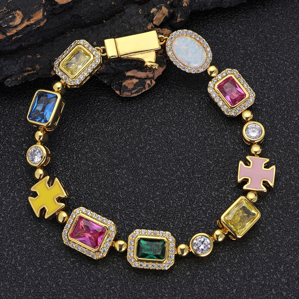 Rainbow Gemstone Necklace