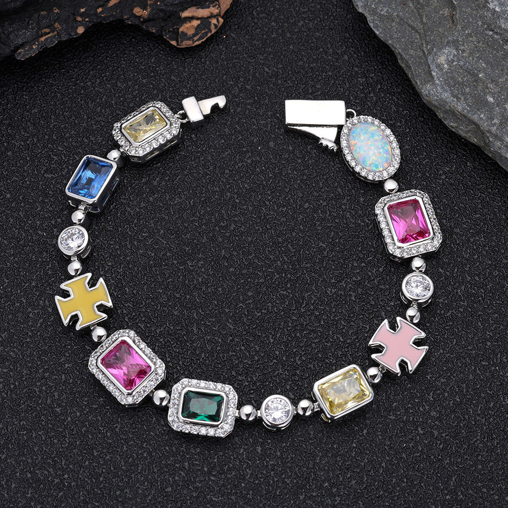 Rainbow Gemstone Necklace