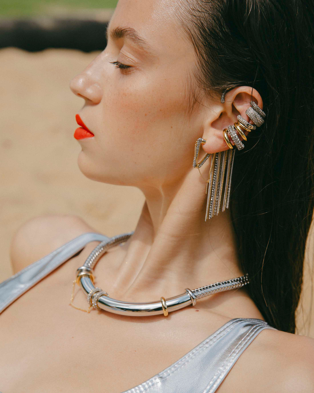 Vera Pavé Mini Earrings