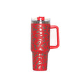 40oz Adventure Quencher Tumbler T hermos Vacuum Cups With Handle Stainless Steel Travel Water Cup Stay Ice Cold Car Coffee Mug